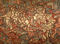 Genuflection of the Bishop painting by Jean Dubuffet at Art Institute of Chicago. Chicago, IL.