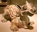 Chinese earthenware Chimera tomb figure at Art Institute of Chicago. Chicago, IL