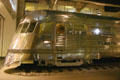 Streamlined shovelnose shape of Zephyr at Museum of Science & Industry. Chicago, IL.