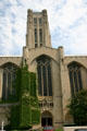 Tower of Rockefeller Memorial Chapel. Chicago, IL.