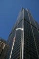 Sears Tower corner view. Chicago, IL.