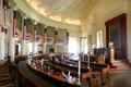 Restored House of Representative chamber in Old State Capitol museum. Springfield, IL.