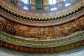Bronze reliefs showing Illinois history in State Capitol dome. Springfield, IL.