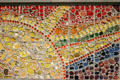 Illinois Very Special Mosaic Mural detail at Illinois State Capitol. Springfield, IL.