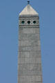 Top of memorial obelisk of Lincoln's Tomb. Springfield, IL.