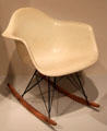 Fiberglass rocking chair by Charles Eames & Ray Eames at Art Institute of Chicago. Chicago, IL