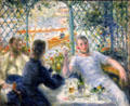 Lunch at the Restaurant Fournaise painting by Auguste Renoir at Art Institute of Chicago. Chicago, IL.