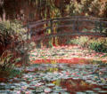 Water Lily Pond painting by Claude Monet at Art Institute of Chicago. Chicago, IL.
