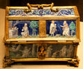 Enamel casket with scenes of David & Solomon from Limoges, France at Art Institute of Chicago. Chicago, IL.