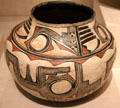 Zuni ceramic polychrome jar from Zuni Pueblo, NM at Art Institute of Chicago. Chicago, IL.