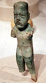 Olmec standing figurine from Veracruz, Mexico at Art Institute of Chicago. Chicago, IL.