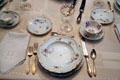 Table setting at Benjamin Harrison Presidential Site. Indianapolis, IN.