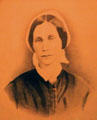 Portrait of Mrs. John Scott Harrison mother of Benjamin at Benjamin Harrison Presidential Site. Indianapolis, IN.