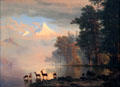 Morning Thirst - Mt. Hood painting by Albert Bierstadt at Eiteljorg Museum. Indianapolis, IN.