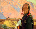The Last Glance painting by Ernest Blumenschein at Eiteljorg Museum. Indianapolis, IN.