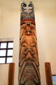 Yeltatzie clan totem pole at Eiteljorg Museum. Indianapolis, IN.