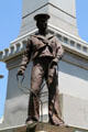 Sailor sculpture on Terre Haute Solders & Sailors Civil War Monument. Terre Haute, IN.