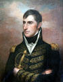 William Henry Harrison portrait by Rembrandt Peale at Grouseland. Vincennes, IN