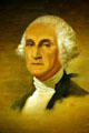 Painting of George Washington by Dwight D. Eisenhower after Gilbert Stuart at his Museum. Abilene, KS.