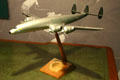 Scale model of Eisenhowers presidential plane Columbine II at Eisenhower Museum. Abilene, KS.