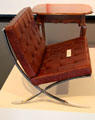 Barcelona Chair by Ludwig Mies van der Rohe at Wichita Art Museum. Wichita, KS.