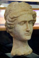 Roman marble head of woman at Museum of World Treasures. Wichita, KS.