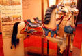 Carousel horse by Col. C.W. Parker of Abilene, KS at Sedgwick County Historical Museum. Wichita, KS.
