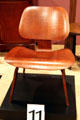 Occasional chair by Evans Products Co. at Sedgwick County Historical Museum. Wichita, KS.