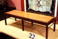 Coffee table by Dunbar Furniture Co. at Sedgwick County Historical Museum. Wichita, KS.