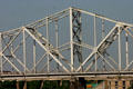 Clark Memorial Bridge over Ohio River. Louisville, KY.