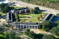 Pentagon Barracks for U.S. troops & used by Louisiana State University. One building destroyed by flood. Baton Rouge, LA.