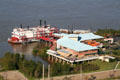 Hollywood Casino on Mississippi River overview. Baton Rouge, LA.