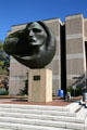 Sculpture commemorating Oliver Pollock, American Patriot & nine compatriots by Frank Hayden at Library at River Center. Baton Rouge, LA
