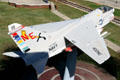 A-7E Corsair jet attack aircraft outside Veterans Memorial Museum. Baton Rouge, LA