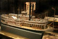 Model of J.M. White Steamboat at Louisiana State Museum. Baton Rouge, LA.