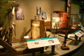 Acadian furniture on display at Louisiana State Museum. Baton Rouge, LA.