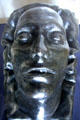 Bronze death mask of Napoleon by Dr. Francesco Antommarchi at Cabildo Museum. New Orleans, LA.
