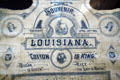 Detail of cotton is King souvenir date April 30, 1885 at Cabildo Museum. New Orleans, LA