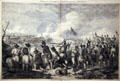 Battle of New Orleans print by John Andrews at Cabildo Museum. New Orleans, LA.