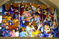 Musical mural at New Orleans Airport. New Orleans, LA