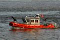 U.S. Coast Guard patrol boat on Mississippi River. New Orleans, LA.