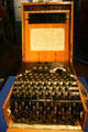 German Enigma coding machine at National World War II Museum. New Orleans, LA.