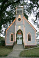 Methodist Church with 1844 bell tower. St. Francisville, LA.
