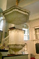 King's Chapel pulpit. Boston, MA.