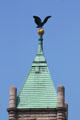 Eagle finial of Lowell City Hall. Lowell, MA.
