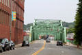 Iron bridge on Bridge St. Lowell, MA.