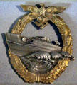 German Motor Torpedo Boat badge from WWII at Battleship Cove P.T. Boat Museum. Fall River, MA.