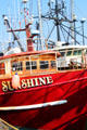 Fishing boat at New Bedford harbor. New Bedford, MA.