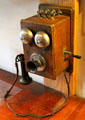 Antique telephone at Rotch-Jones-Duff House. New Bedford, MA.