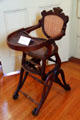 Victorian mechanical high chair which converts to rocking chair & walker at Rotch-Jones-Duff House. New Bedford, MA.